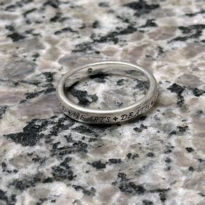 Regal Rose “United Hearts Death Only Parts” Sterling ring size 10